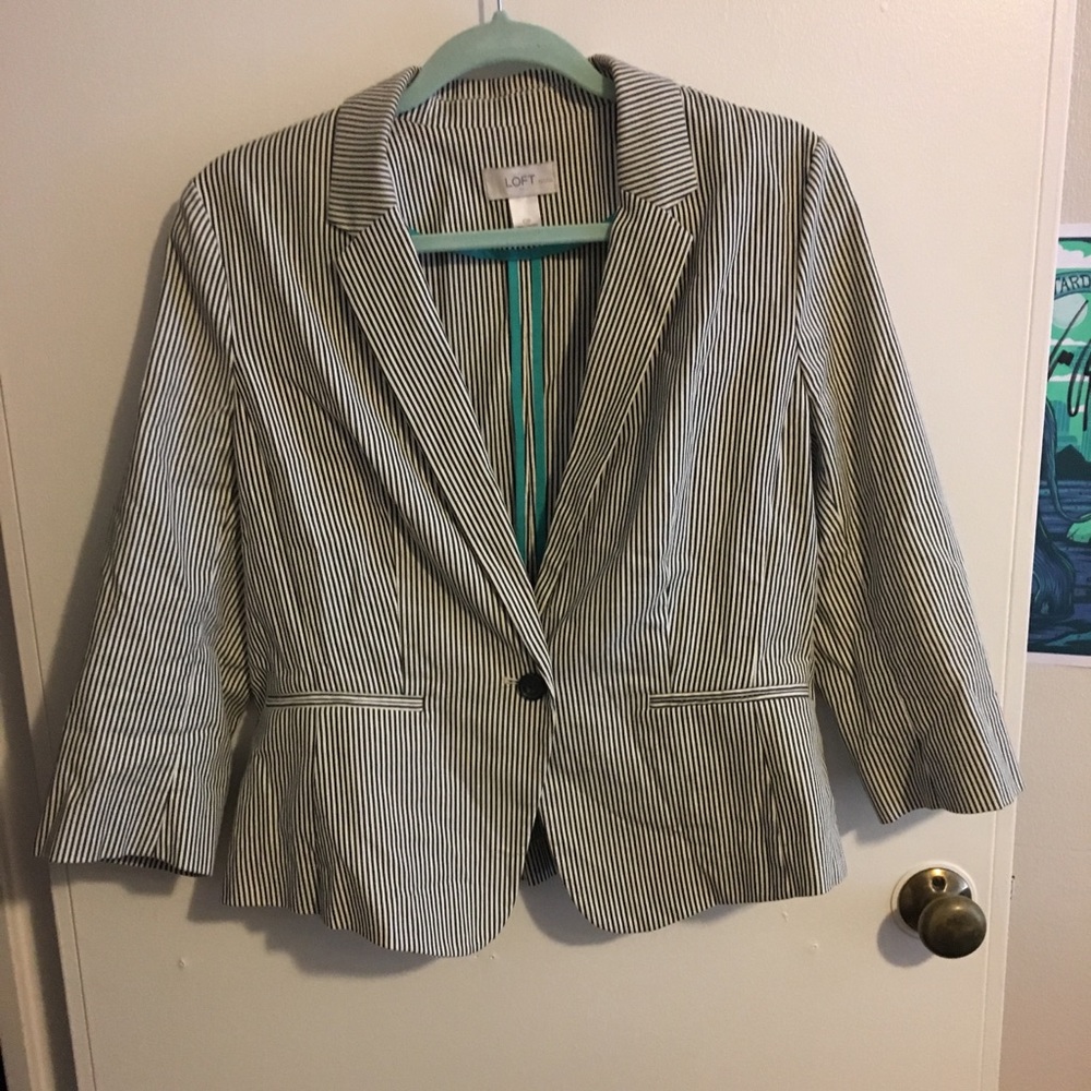 Striped Blazer